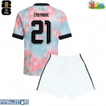 Belgia Timothy Castagne #21 Bortedraktsett Barn VM 2026 Kortermet (+ Korte bukser)